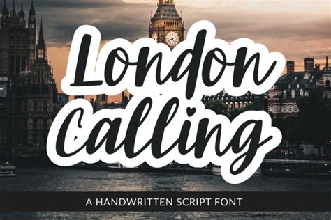 london calling font|London Calling Font Download.